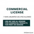 Commercial License for SVGStencil Designs | Extended Use for Small Business