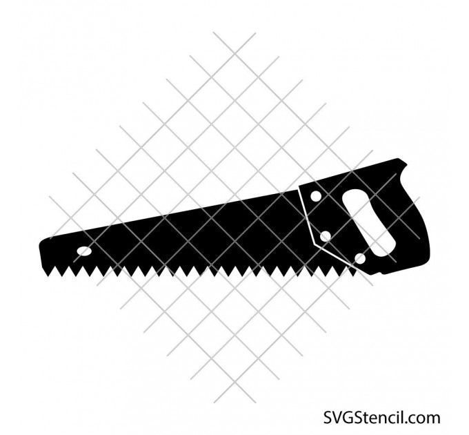Hand saw svg | Woodworking svg | Craft tools svg