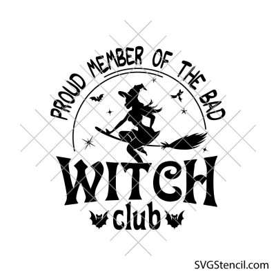 Witch club svg bundle | Good witch bad witch wicked witch cut files