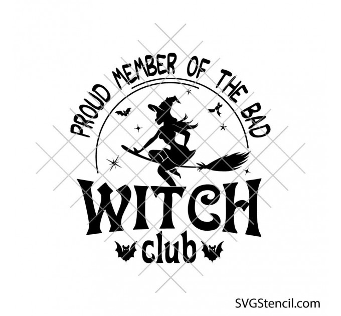 Witch club svg bundle | Good witch bad witch wicked witch cut files