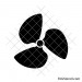 Boat propeller svg | Marine engine prop clipart | Outboard motor svg