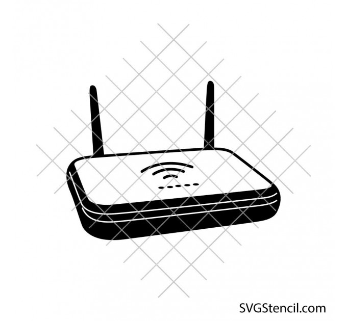 Wi-Fi router svg | Wireless modem svg | Network device svg