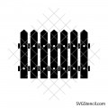Wood fence svg | Farm fence clipart | Country fence svg