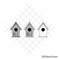 Birdhouse svg bundle | Wooden bird house svg | Garden decor svg