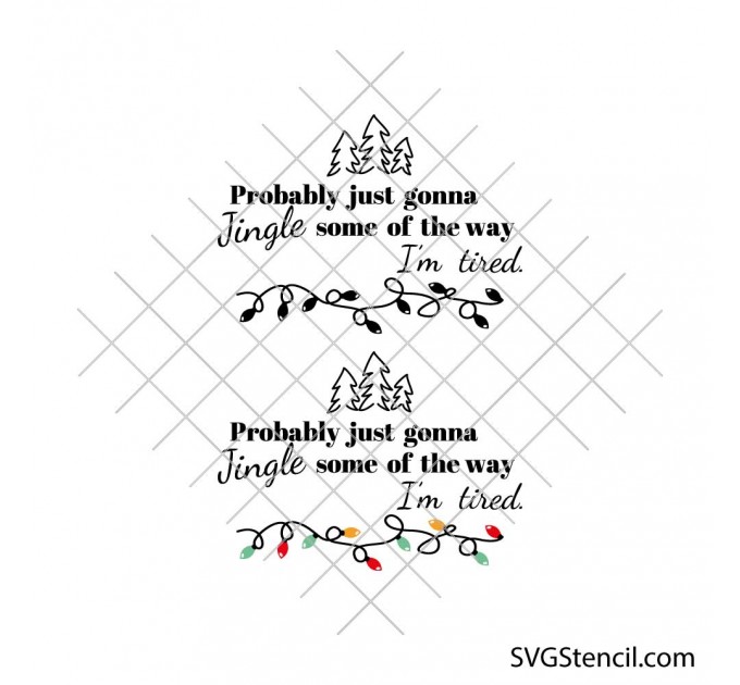 Funny Christmas quote svg | Holiday shirt svg | Xmas saying
