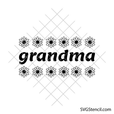 Grandma daisy svg | Floral grandma shirt cut file Grandma daisy svg | Floral grandma shirt cut file