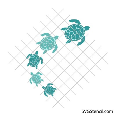 Sea turtle svg | Ocean turtle silhouette | Coastal beach cut file Sea turtle svg | Ocean turtle silhouette | Coastal beach cut file