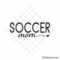 Soccer mom svg | Sports mom svg | Team mom shirt design | Football mom svg | Cricut cut file