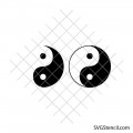 Yin Yang svg bundle | Yin Yang symbol svg | Balance zen design | Minimal Yin Yang svg | Cricut cut file