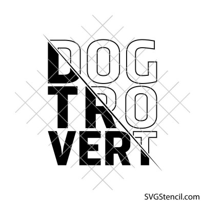 Dog Introvert svg | Funny dog lover svg | Anti social svg Dog Introvert svg | Funny dog lover svg | Anti social svg