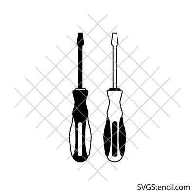 Screwdriver svg | Hand tool silhouette | DIY tool svg Screwdriver svg | Hand tool silhouette | DIY tool svg