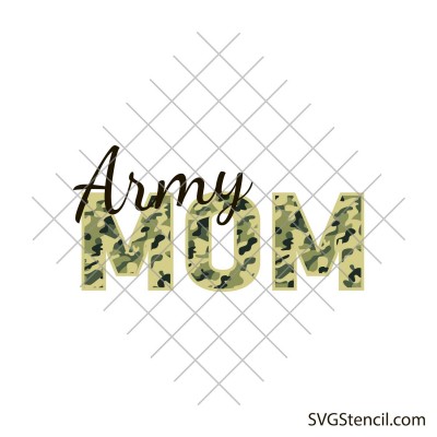 Army mom svg design | US army svg