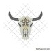 Bohemian bull skull svg | Boho bull head svg