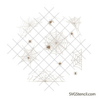 Spiderweb svg | Halloween spider web svg
