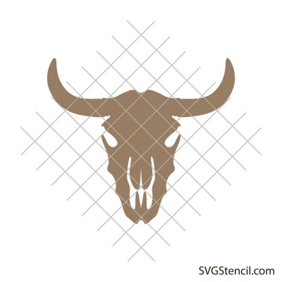 Bull skull svg | Cow skull svg | Steer head svg
