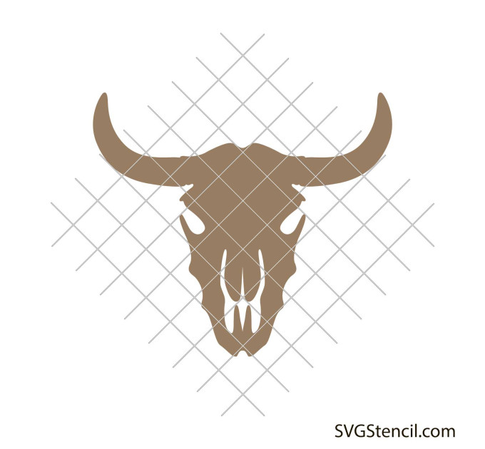 Bull skull svg | Cow skull svg | Steer head svg