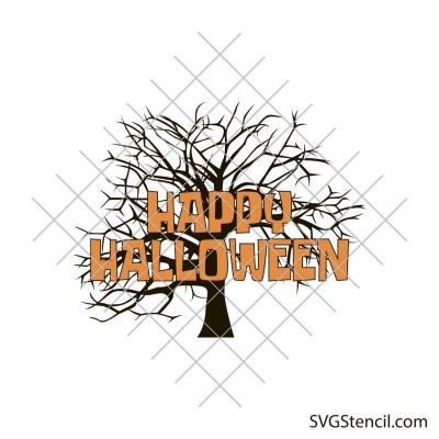 Happy halloween svg clipart | Halloween design svg
