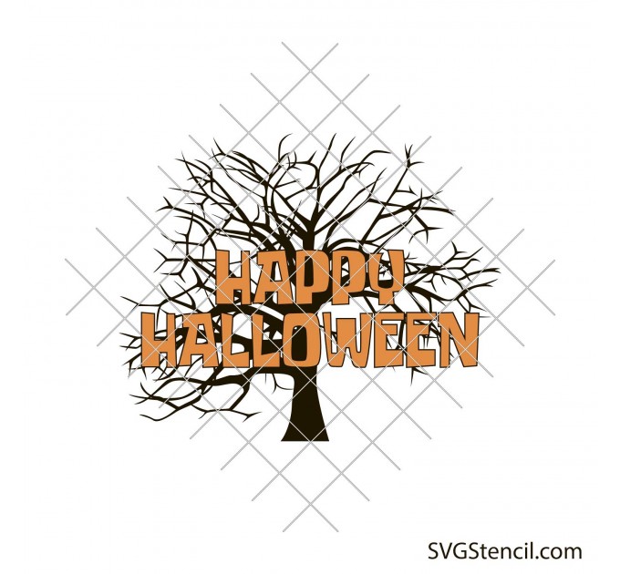 Happy halloween svg clipart | Halloween design svg