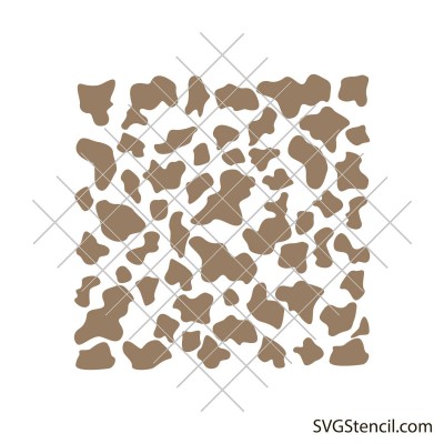 Cow spots pattern svg | Cow seamless print svg