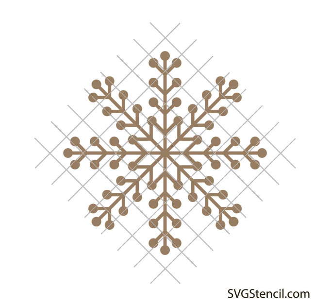 Simple snowflakes svg | Snowflake svg