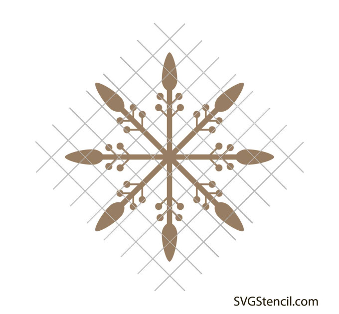 Simple snowflakes svg | Snowflake svg