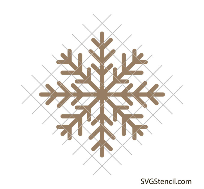 Simple snowflakes svg | Snowflake svg