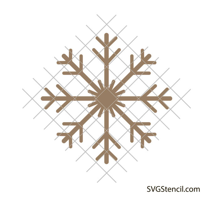 Simple snowflakes svg | Snowflake svg