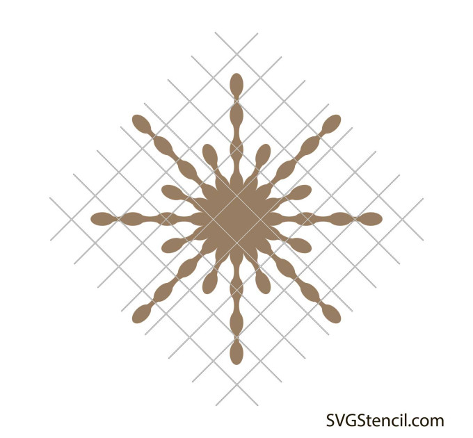 Simple snowflakes svg | Snowflake svg