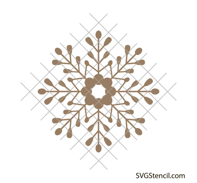 Simple snowflakes svg | Snowflake svg