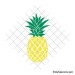 Solid pineapple svg image