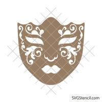 Masquerade mask svg | Mardi gras mask svg