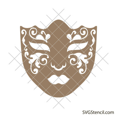Masquerade mask svg | Mardi gras mask svg