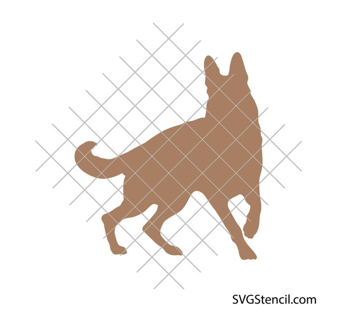 German shepherd silhouette svg | Dog outline svg