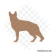 German shepherd silhouette svg | Dog outline svg