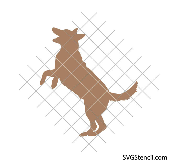 German shepherd silhouette svg | Dog outline svg