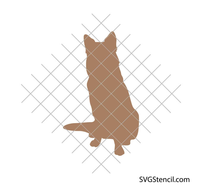 German shepherd silhouette svg | Dog outline svg