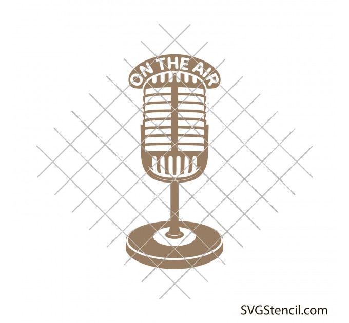 Microphone svg | On the air svg