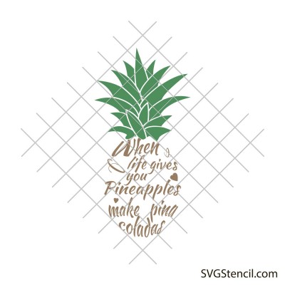 Pineapple quote svg | Pineapple shirt svg