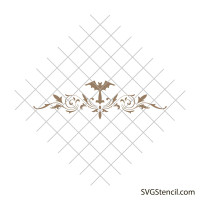 Halloween border svg | Bat border svg
