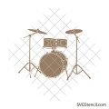 Drum set svg | Bass drum svg