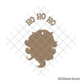 Santa beard svg | Ho ho ho svg