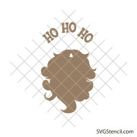 Santa beard svg | Ho ho ho svg