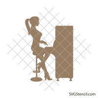 Pianist girl svg | Piano svg