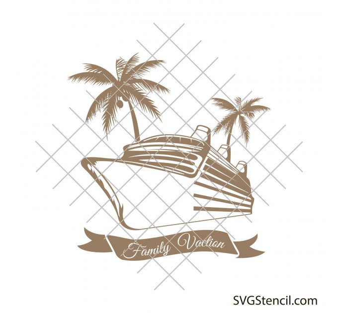 Family vacation svg | Carnival cruise ship svg
