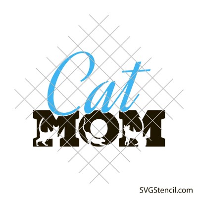 Free cat mama svg | Cat lover svg