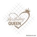 Birthday queen svg cutting file