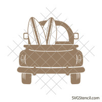 Summer vintage old truck svg | Sweet summer svg