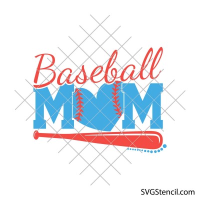 Baseball mom svg | Baseball love svg