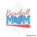 Baseball mom shirts svg