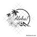 Aloha summer clip art svg